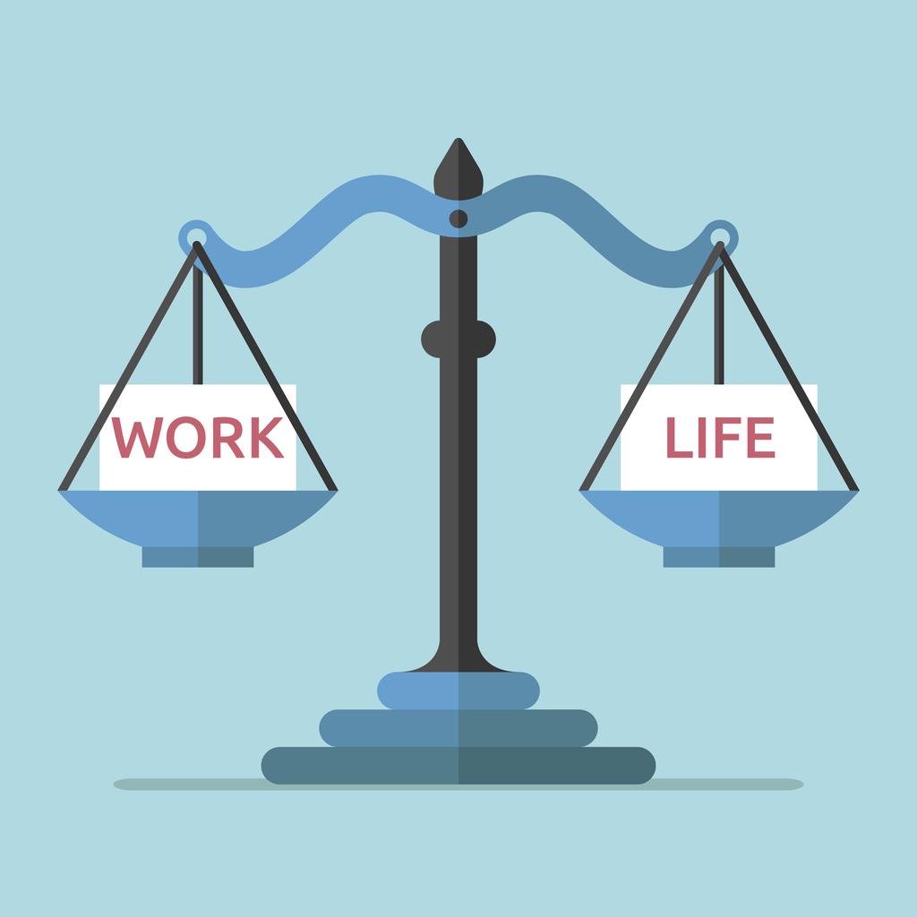 Work and life balancing on a scale