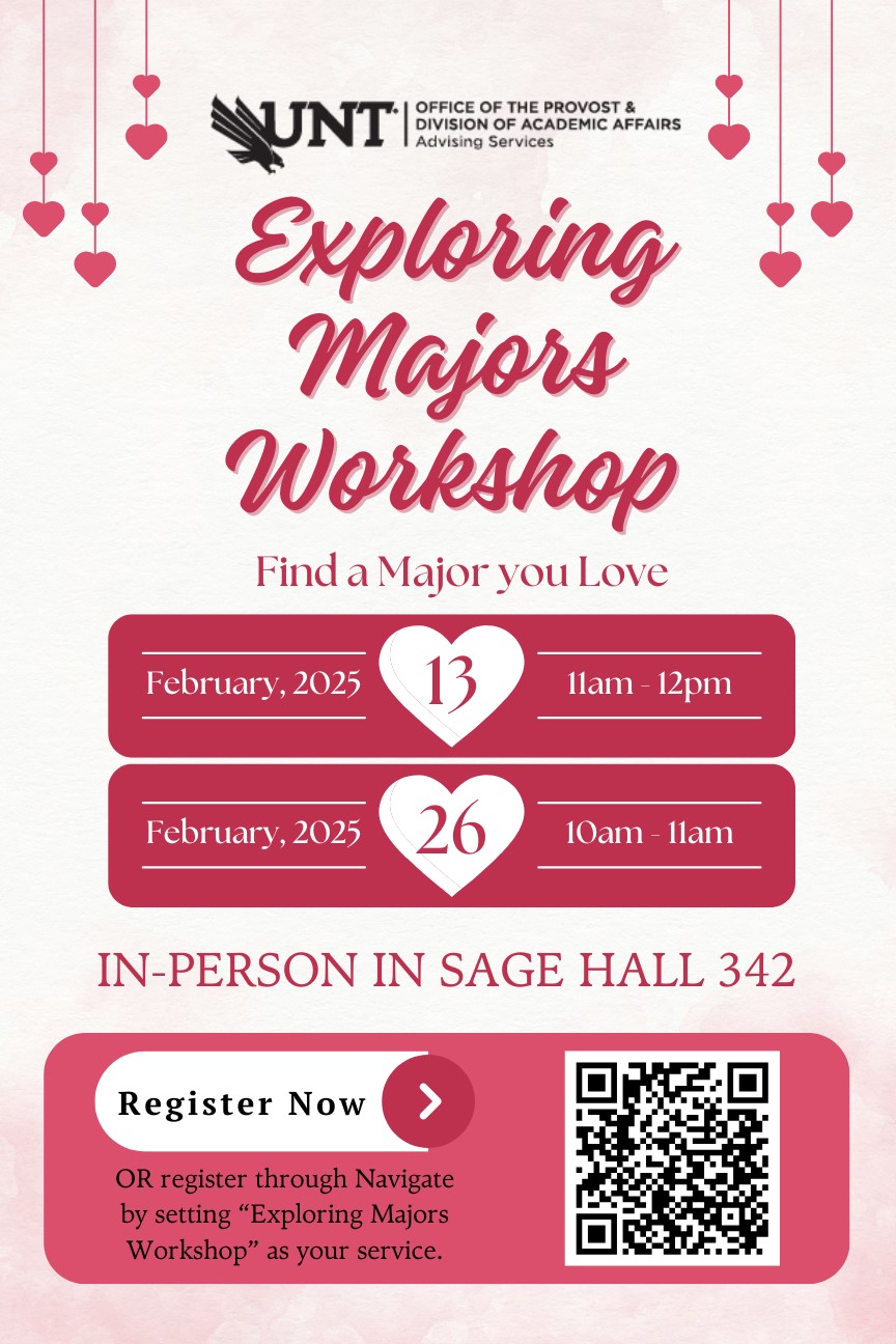 click here for exploring majors workshops