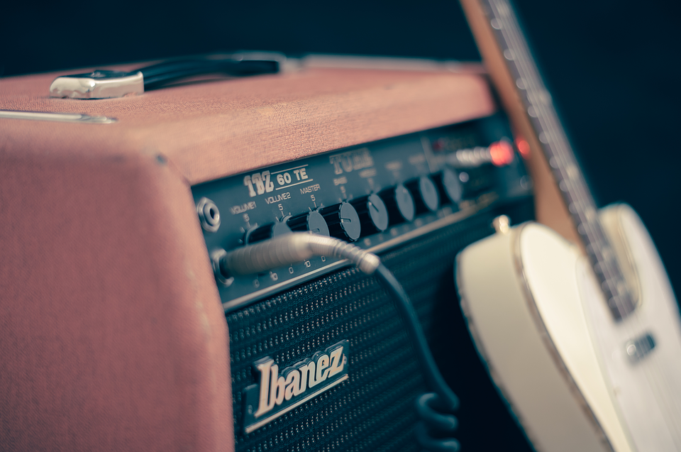 Guitar with Amp