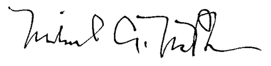 Michael McPherson signature